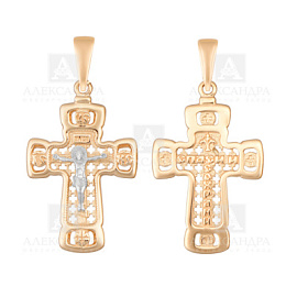 Крест христианский Кр236-01 золото