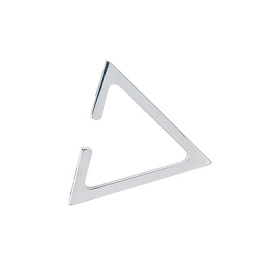 Серьги кафф 2900014004 серебро Треугольник