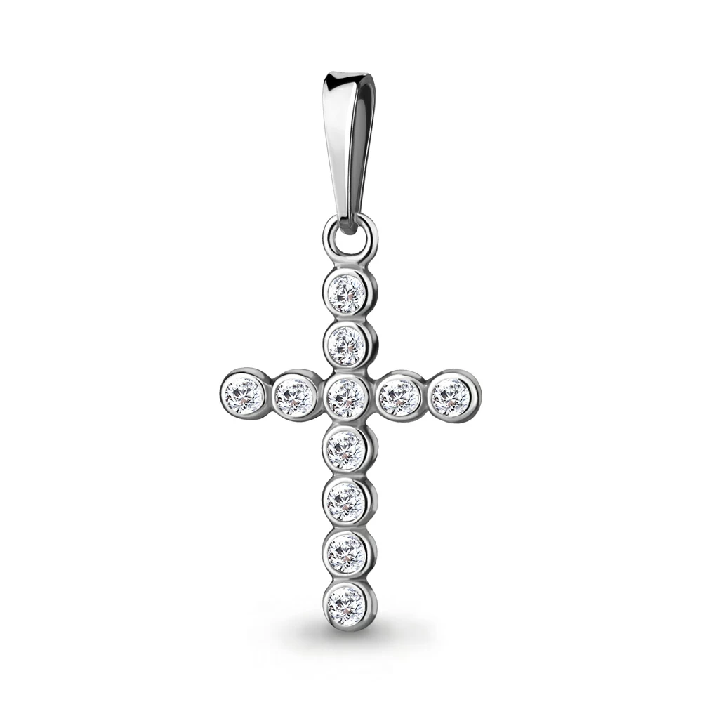 Крест декоративный 20009А серебро