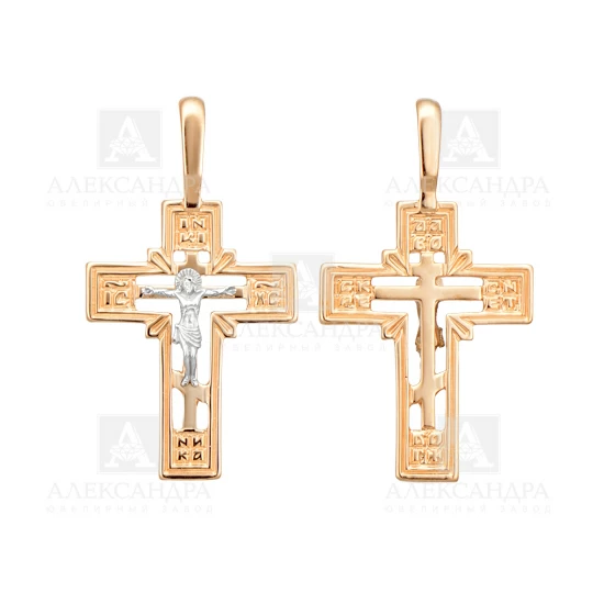 Крест христианский Кр235 золото