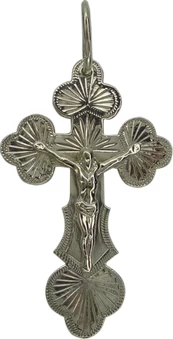 Крест христианский 1008н серебро