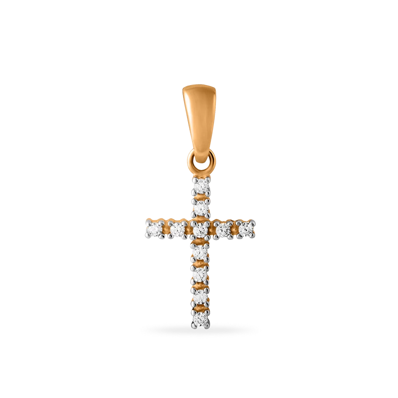 Крест декоративный 01-315462 золото