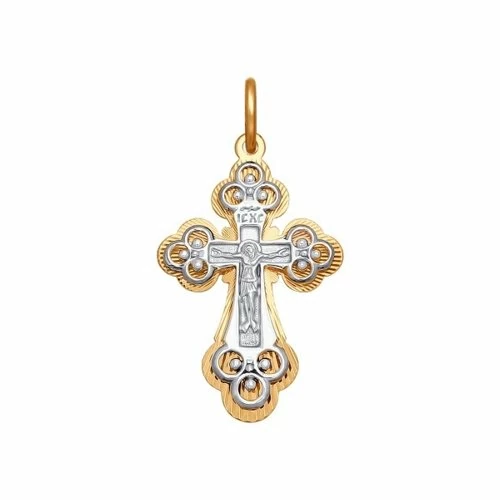 Крест христианский 120314 золото