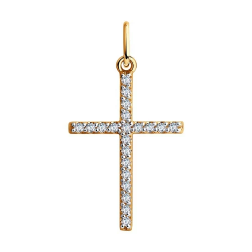 Крест декоративный 035886 золото