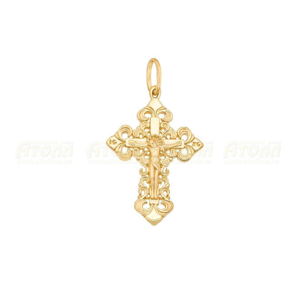 Крест христианский 3033 золото
