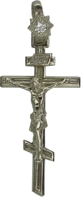 Крест христианский 1029н серебро