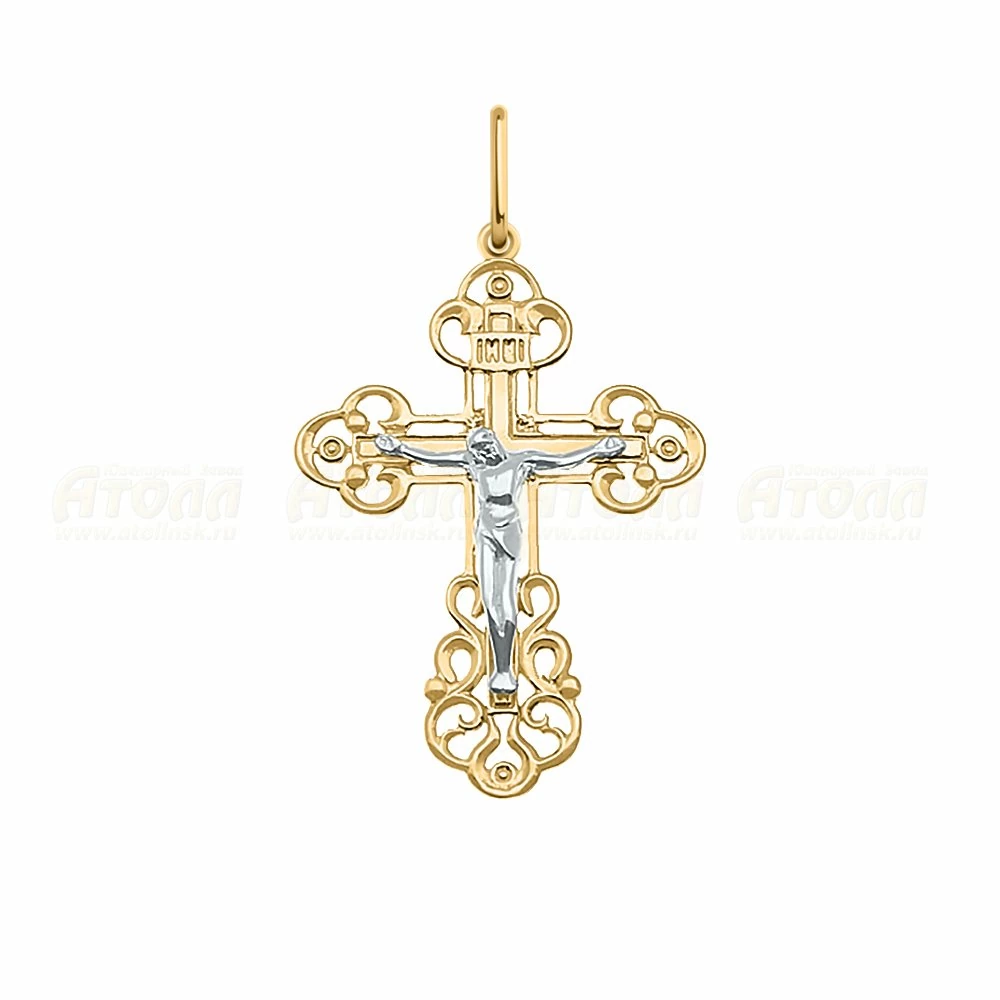 Крест христианский 3146 золото