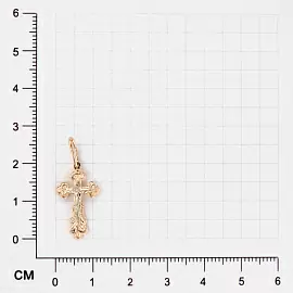 Крест христианский 102-ИХ-18.13-11 золото Полновесный_1