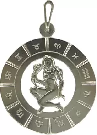 Подвеска знак зодиака 3150н серебро Дева
