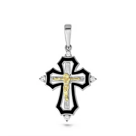 Крест христианский 3-129-7902 серебро