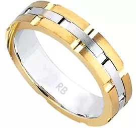 Кольцо обручальное C1314-E-D серебро