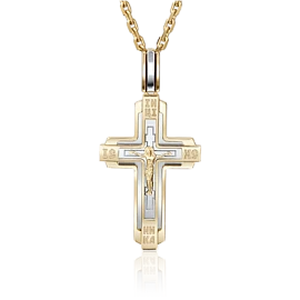Крест христианский 03-2791-00-000-1121-66 золото