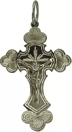 Крест христианский 1077н серебро