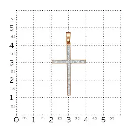 Крест декоративный 3762-151-01-00 золото_1
