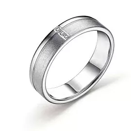 Кольцо обручальное 01-3304.000Б-00 серебро_0