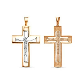 Крест христианский 080813 золото