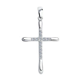 Крест декоративный 94-130-01413-1 серебро