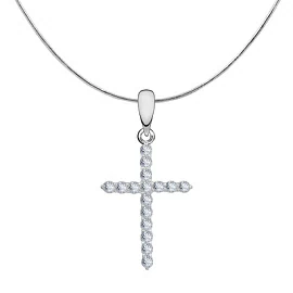 Крест декоративный ПДР0032В серебро