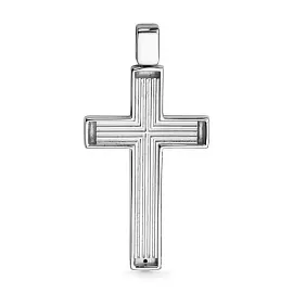 Крест декоративный 03-3166.00ЧБ-17 серебро бриллиант_1