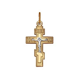 Крест христианский 121250 золото
