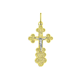 Крест христианский л3137 золото