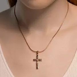 Крест христианский 121489 золото Полновесный_1