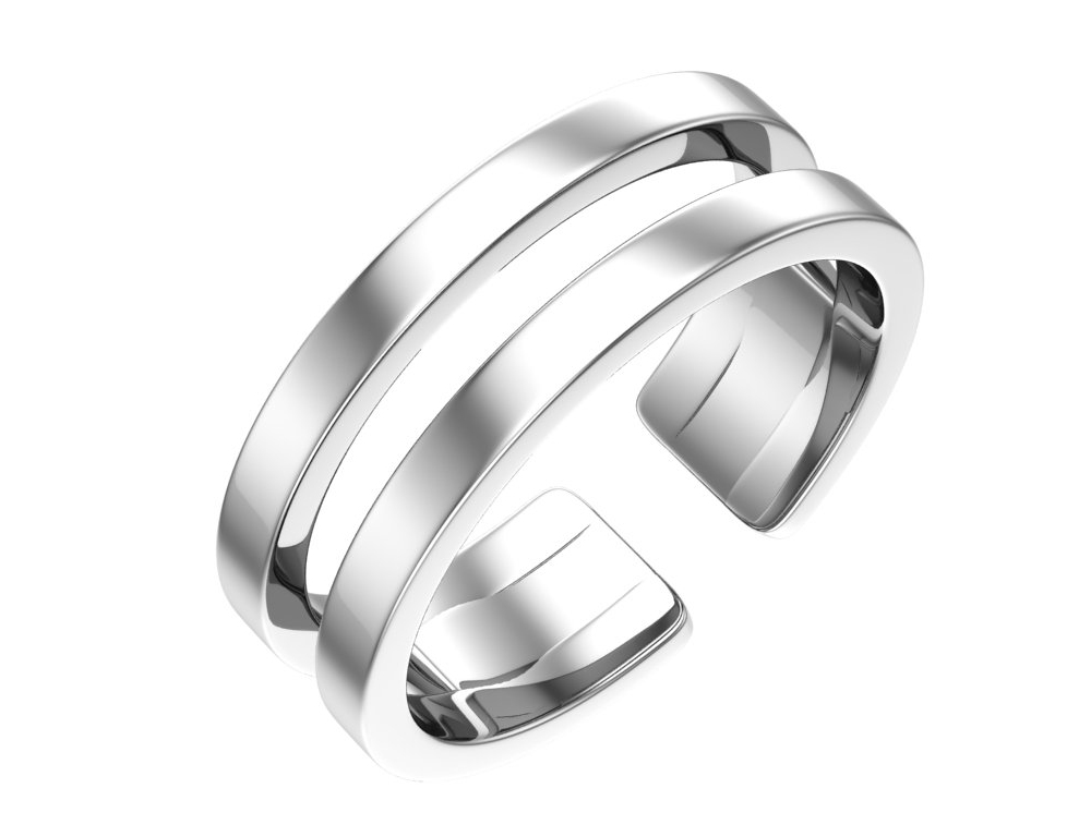 Кольцо фаланговое A0101594-00245 серебро