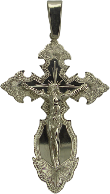 Крест христианский 1090н серебро