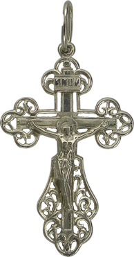 Крест христианский 1125н серебро