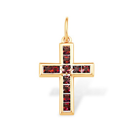 Крест декоративный П10418710 золото