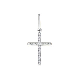 Крест декоративный 90-03-2422-00 серебро