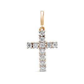 Крест декоративный П5131-120 золото