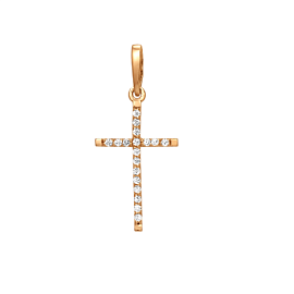 Крест декоративный 100088-1102 золото