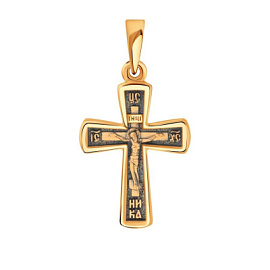 Крест христианский Т14006822 золото