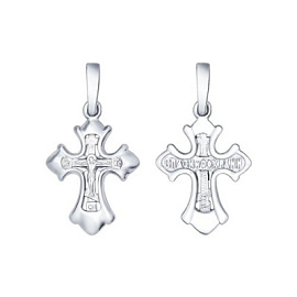 Крест христианский 94120147 серебро Полновесный