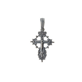 Крест христианский кр-02 серебро