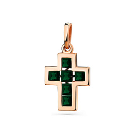 Крест декоративный 04-1-040-1900-012 золото