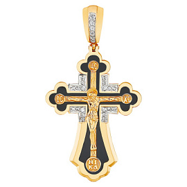 Крест христианский 17484 золото
