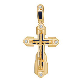 Крест христианский 19078 золото