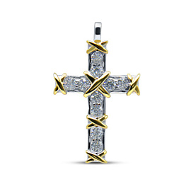 Крест декоративный 23127311gp серебро Тиффани