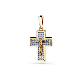 Крест христианский 004-0044-0001-011 золото