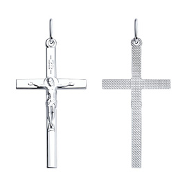 Крест христианский 94120118 серебро