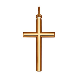 Крест христианский 121254 золото