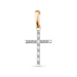 Крест декоративный 3844-100 золото