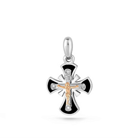Крест христианский 3-123-7902 серебро