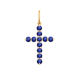 Крест декоративный 3124с3 золото