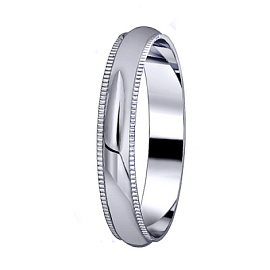 Кольцо обручальное 10-700с серебро