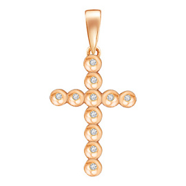 Крест декоративный 03-3834 золото