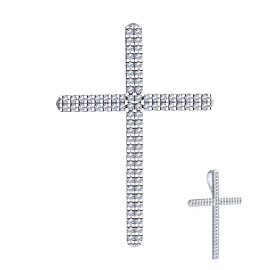 Крест декоративный 94031253 серебро