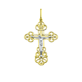 Крест христианский л3146 золото